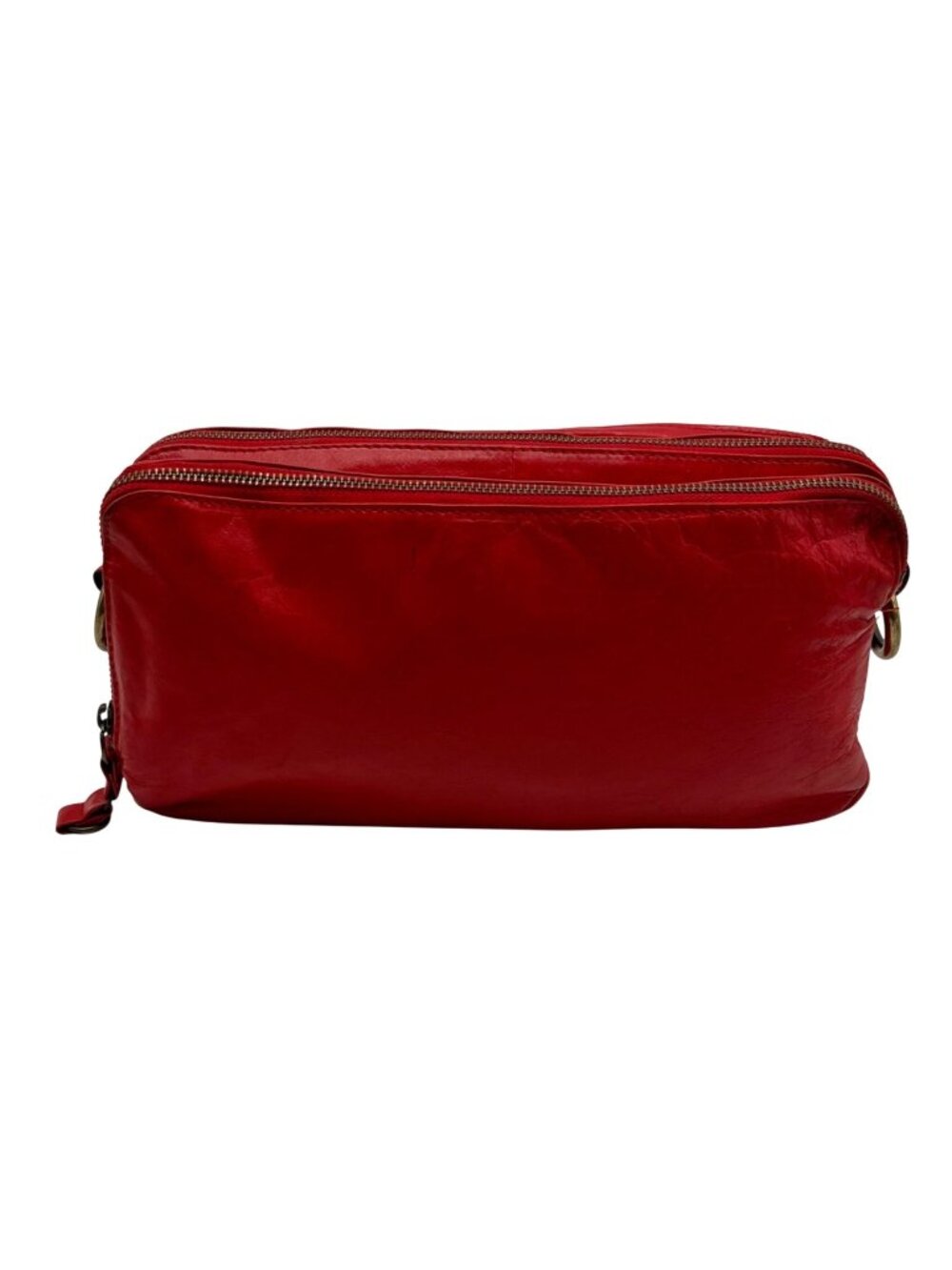 Latico Red Leather Crossbody Bag